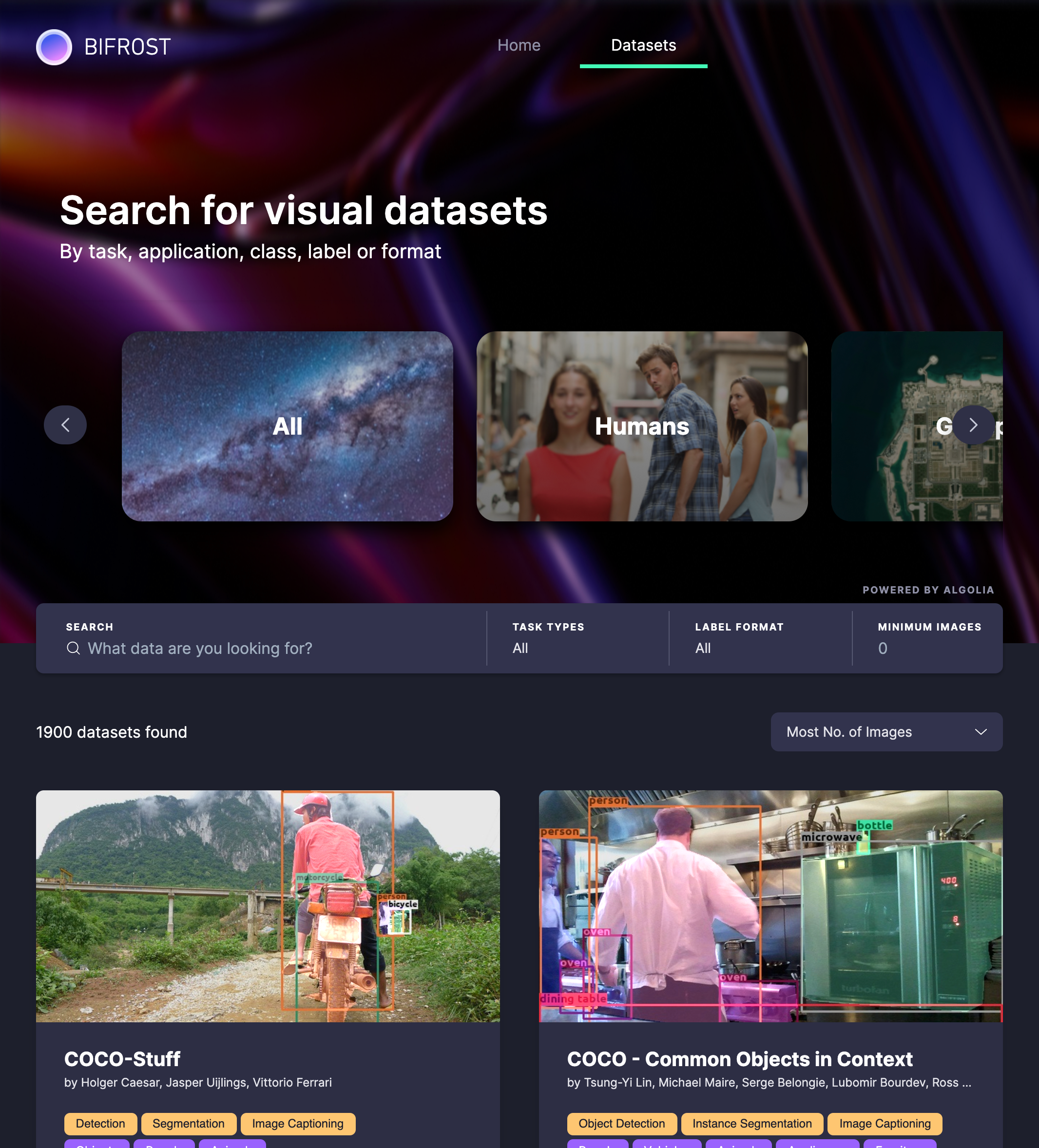 Bifrost AI Datasets
