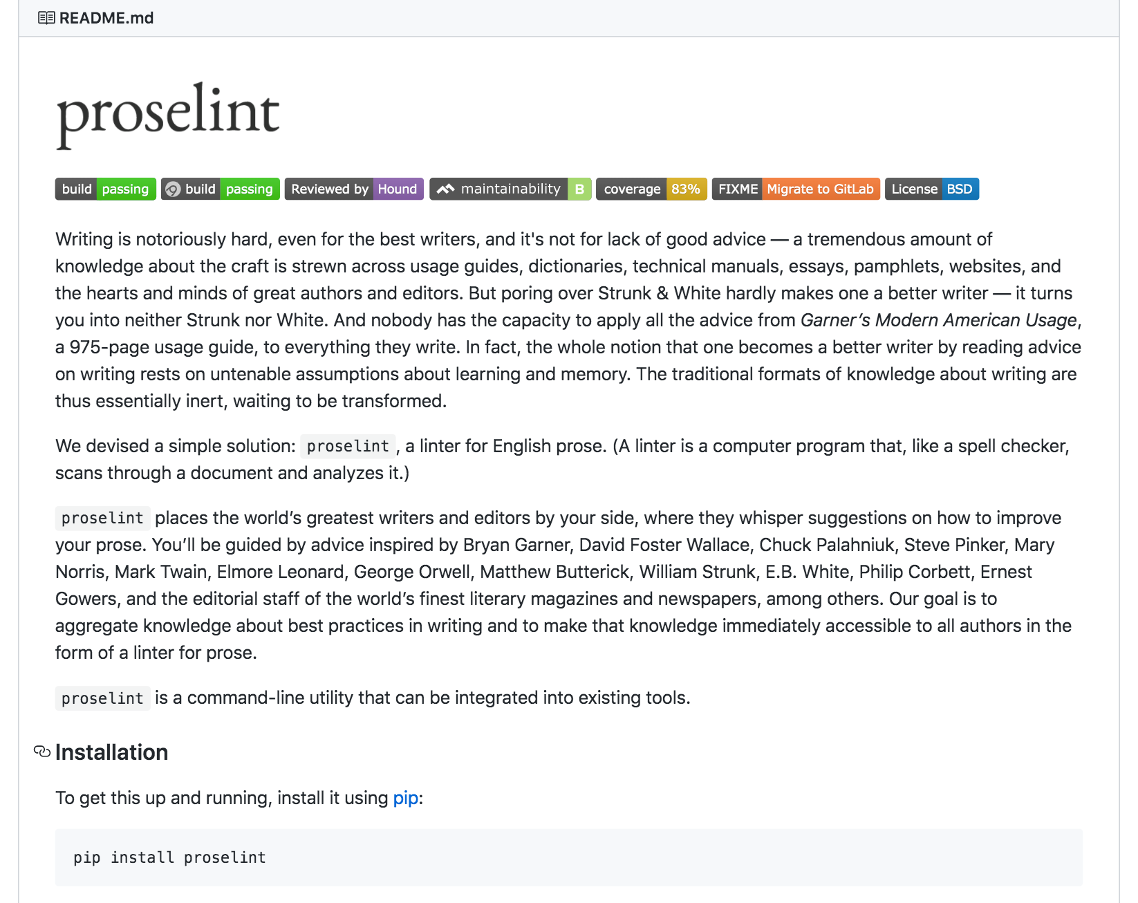 Proselint